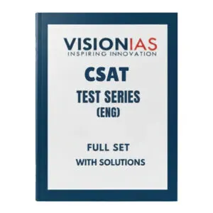 Vision IAS CSAT Test Series 2025-26 - English Medium - 60 Booklet Set