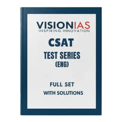 Vision IAS CSAT Test Series 2025-26 | 60 Booklets | English Medium | UPSC Study Material