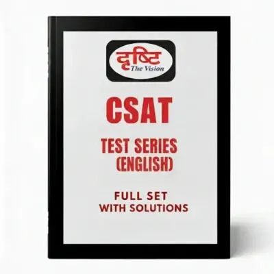 Drishti IAS CSAT Test Series 2025-26 | 1 Booklet | English Medium | UPSC Study Material