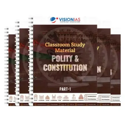 Vision IAS Polity & Constitution Notes | English Medium | 6 Booklets | UPSC Study Material