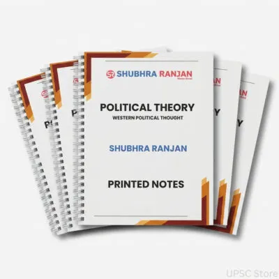 Shubhra Ranjan PSIR Notes 2026-27 | 4 Booklets | English Medium | UPSC Study Material