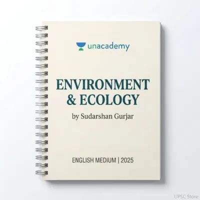 Sudarshan Gurjar Complete Environment & Ecology Notes 2025 | 1 Booklet | English Medium | UPSC Study Material