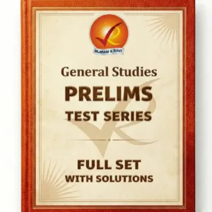 Vajiram & Ravi General Studies Prelims Test Series 2026-27 | 10–30 Tests | English Medium | UPSC Study Material