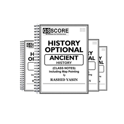 GS Score History Optional Notes 2025-26 | 12 Booklets | English | UPSC Study Material