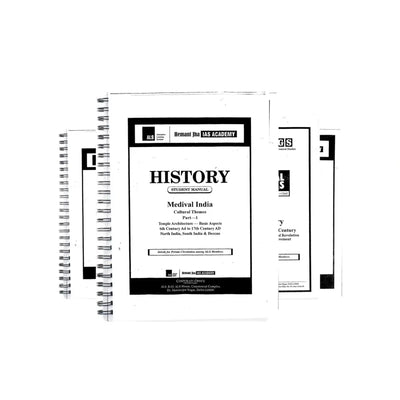 Hemant Jha History Optional 2025 | Set of 8 Booklets | English | UPSC Study Material