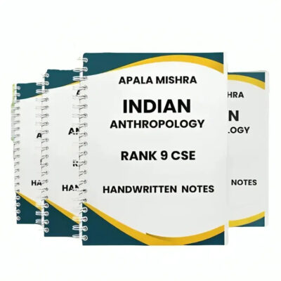 Apala Mishra Anthropology Notes 2024-25 | 4 Booklets | English Medium | UPSC Study Material