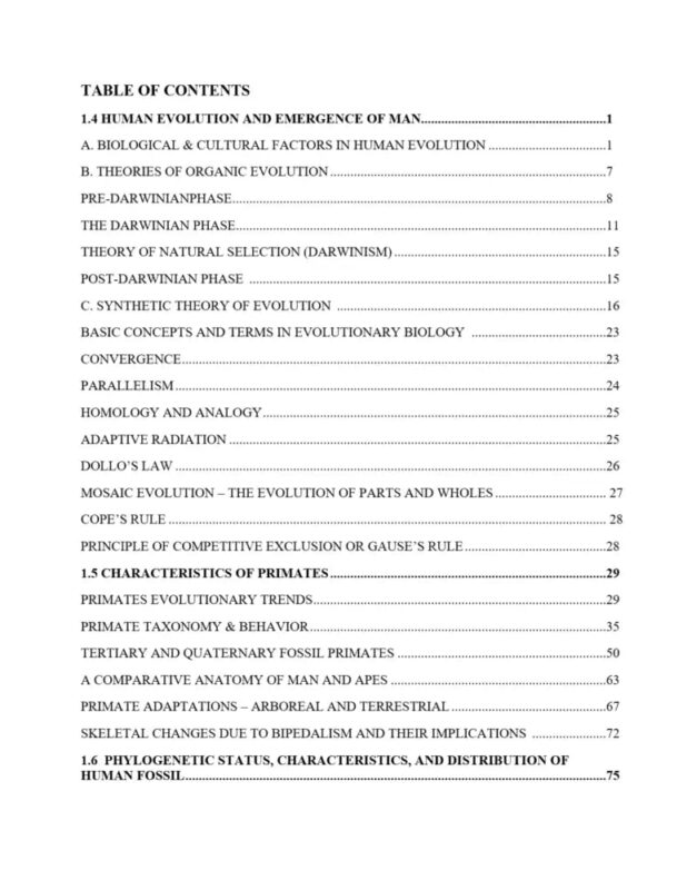 Brain Tree Anthropology Optional Notes 2025-26 | 4 Booklets | English Medium | UPSC Study Material