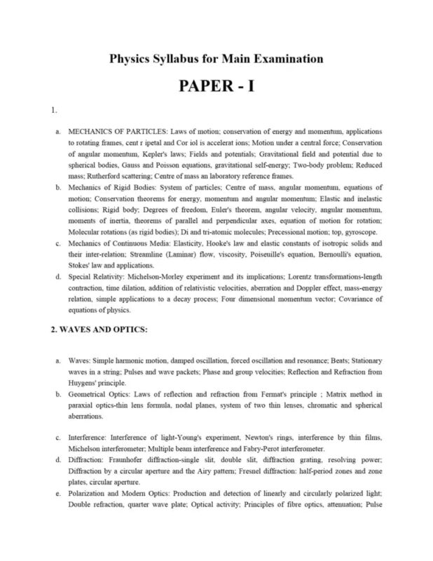 DIAS IAS Physics Optional Notes 2025-26 | 8 Booklets | English Medium | UPSC Study Material