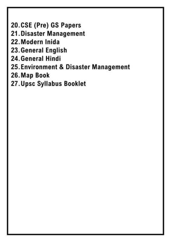 Drishti IAS GS Foundation Notes 2025-26 | 27 Booklets | English Medium | UPSC Study Material