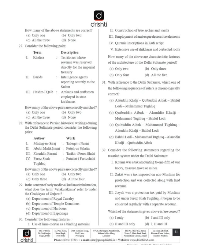 Drishti IAS Prelims Test Series 2026-27 | 35 Booklets | English Medium | UPSC Study Material