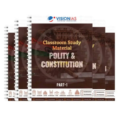 Vision IAS Polity & Constitution Notes | English Medium | 6 Booklets | UPSC Study Material