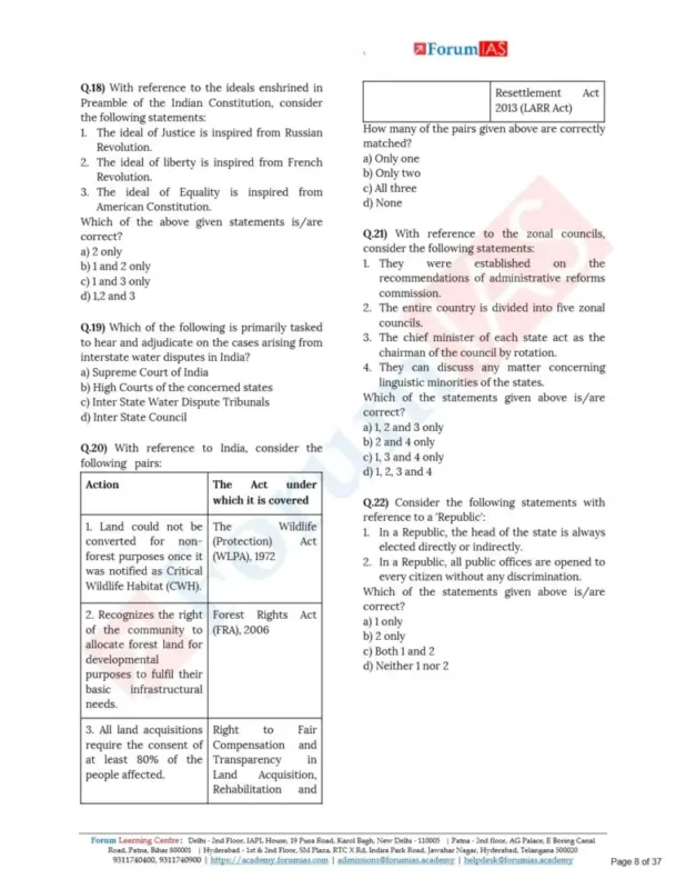 Forum IAS General Studies Prelims Test Series 2026-27 | 48 Booklets | English Medium | UPSC Study Material