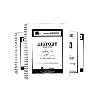 Hemant Jha History Optional Notes 2025-26 | 4 Booklets | English Medium | UPSC Study Material