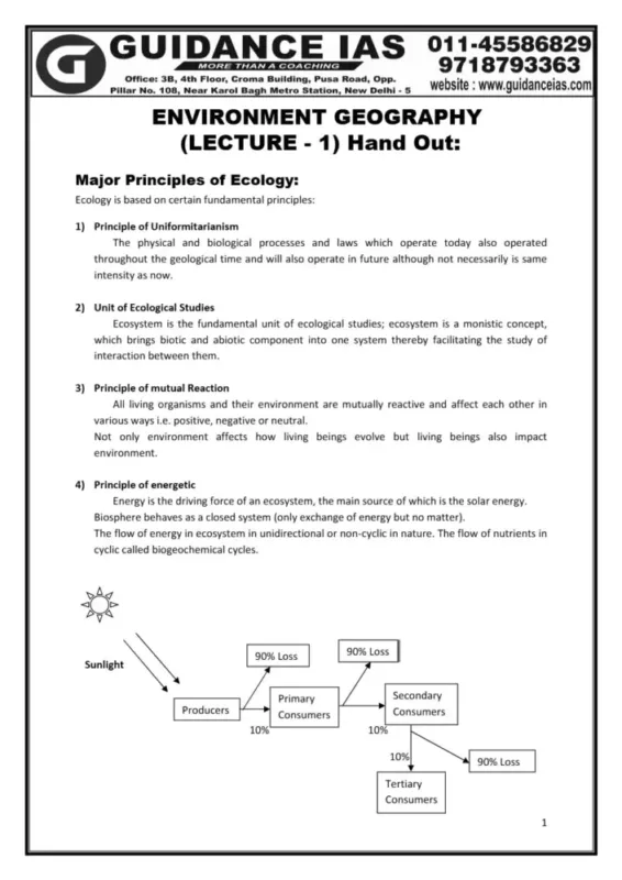 Himanshu Sharma Geography Notes | Guidance IAS | 18 Booklets | 2025-26 | English Medium | UPSC Study Material