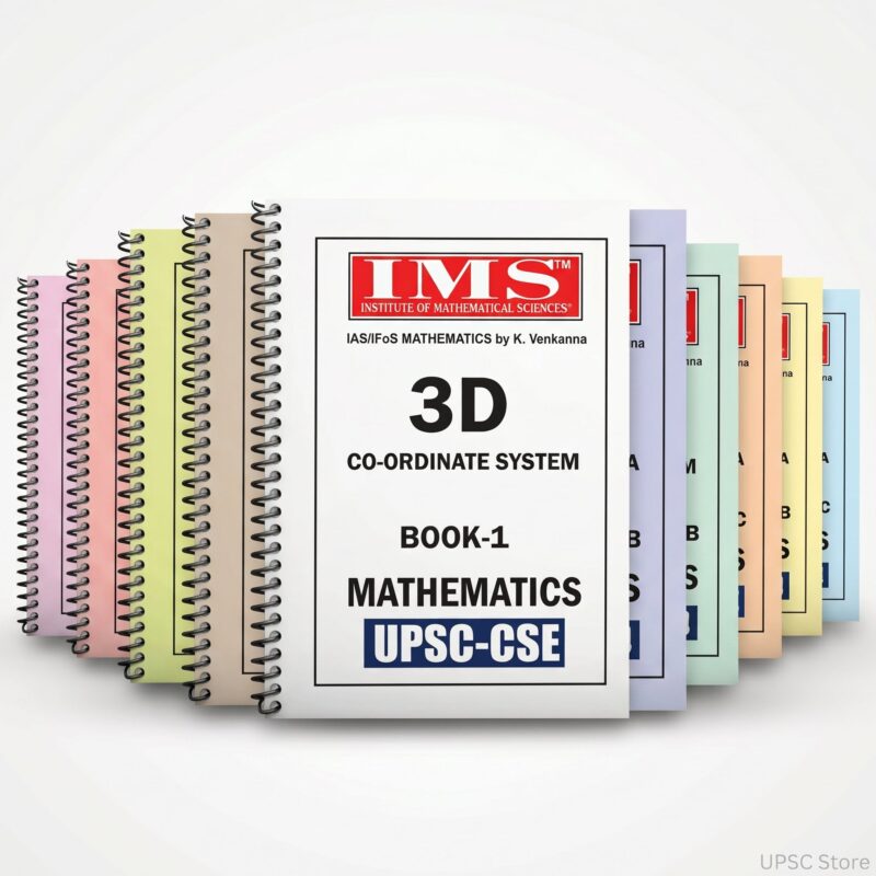 IMS Maths Optional UPSC Notes 2025-26 - English Medium - 20 Booklet Set