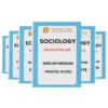 Mahapatra Sir Vajiram & Ravi Sociology Notes 2025-26 | 6 Booklets | English Medium | UPSC Study Material