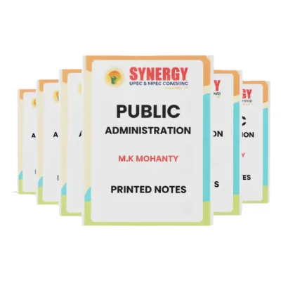 MK Mohanty Public Administration Notes 2025-26 | 6 Booklets | English Medium | UPSC Study Material