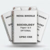 Neha Bhosle Sociology Notes 2025-26 | 2 Booklets | English Medium | UPSC Study Material
