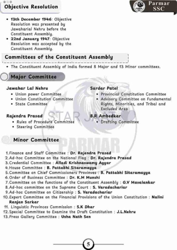 Parmar SSC GK Polity 4.0 Notes 2026-27 | 1 Booklet | English Medium | UPSC Study Material