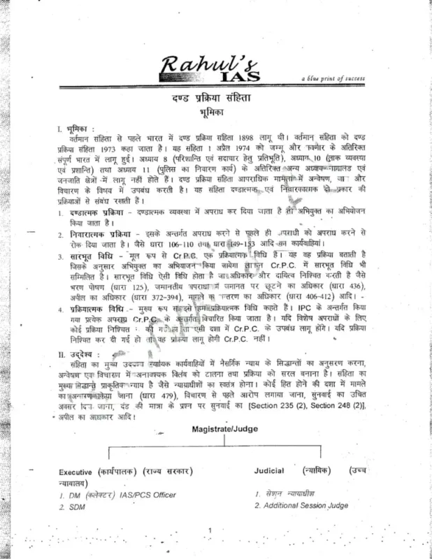 Rahul’s IAS Judiciary & Law Hindi Notes 2025-26 | 19 Booklets | Hindi Medium | UPSC Study Material