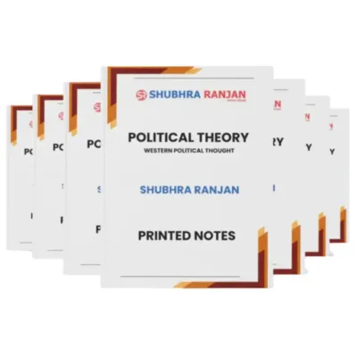 Shubhra Ranjan PSIR Optional Notes 2025-26 | 4 Booklets | English Medium | UPSC Study Material