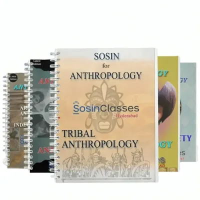 Sosin Anthropology Notes 2025-26 | 5 Booklets | English Medium | UPSC Study Material
