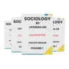 Upendra Sir Sociology Handwritten Notes 2025-26 | 4 Volumes | English Medium | UPSC Study Material