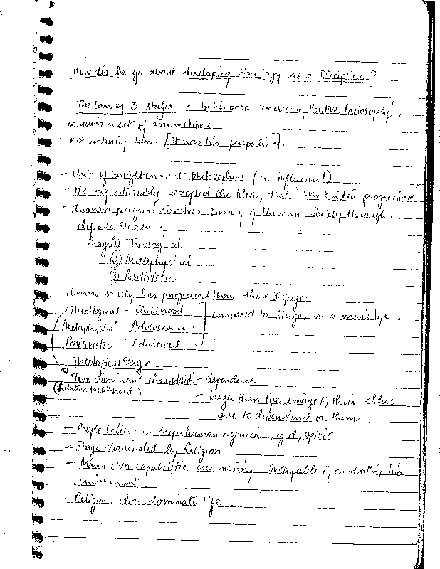 Upendra Sir Sociology Handwritten Notes 2025-26 | 4 Volumes | English Medium | UPSC Study Material