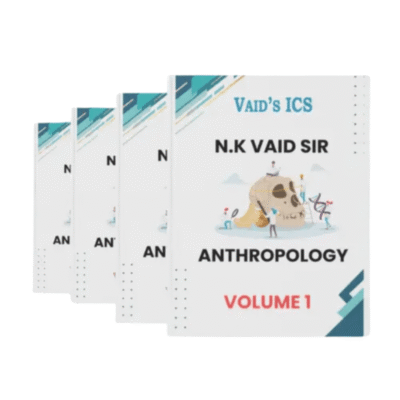 Vaid Sir Anthropology Optional Notes 2025-26 | 5 Booklets | English Medium | UPSC Study Material