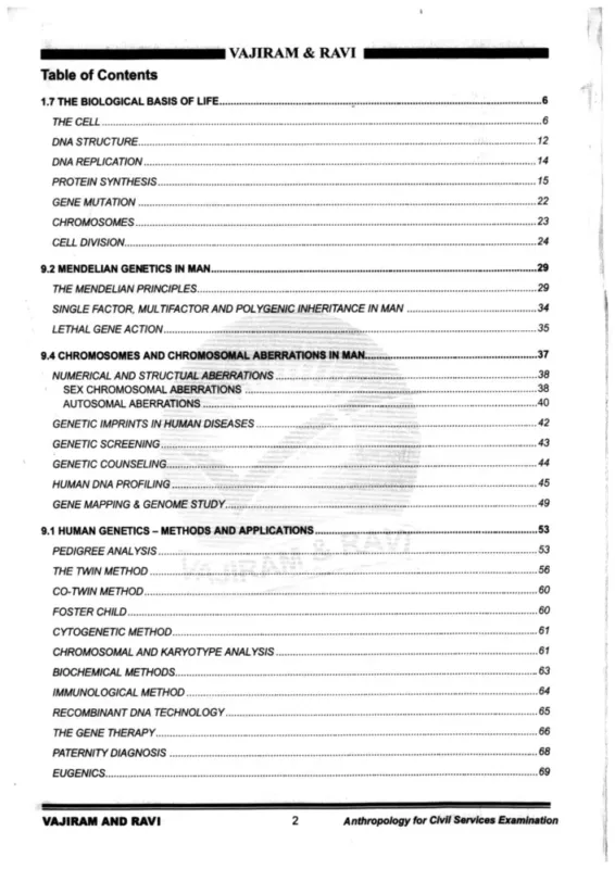 Vajiram & Ravi Anthropology Optional Notes 2025-26 | 2 Booklets | English Medium | UPSC Study Material
