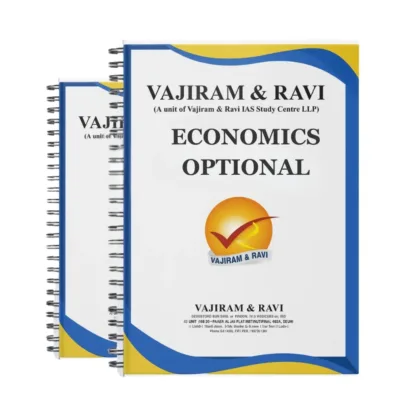 Vajiram & Ravi Economics Optional Notes 2025-26 | 5 Booklets | English Medium | UPSC Study Material