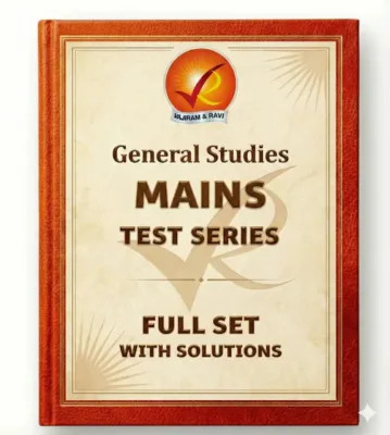 Vajiram & Ravi General Studies Mains Test Series 2026-27 | 32 Booklets | English Medium | UPSC Study Material