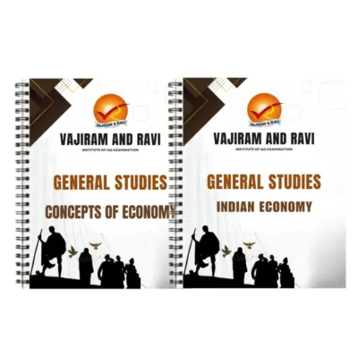Vajiram & Ravi Indian Economy General Studies Notes 2025-26 | 2 Booklets | English Medium | UPSC Study Material