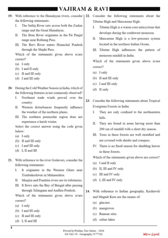 Vajiram & Ravi General Studies Prelims Test Series 2026-27 | 45 Booklets | English Medium | UPSC Study Material