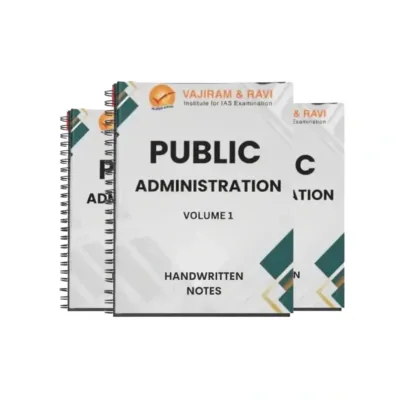 Vajiram & Ravi Public Administration Notes 2025-26 | 6 Booklets | English Medium | UPSC Study Material
