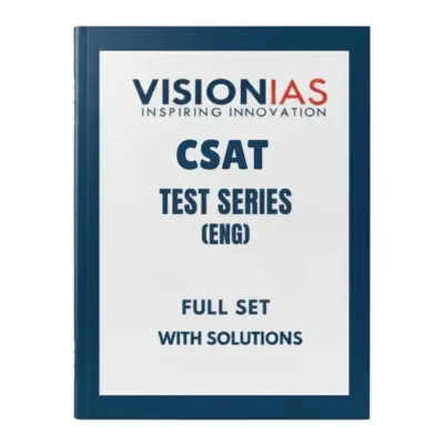 Vision IAS CSAT Test Series 2025-26 | 25 Booklets | English Medium | UPSC Study Material