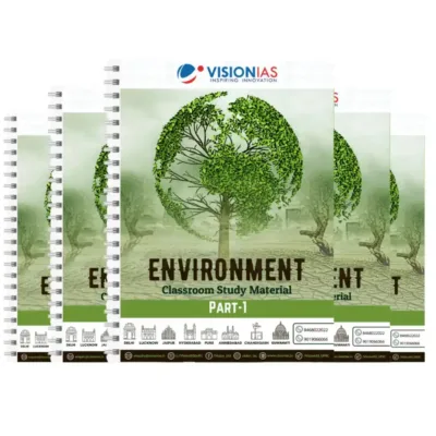 Vision IAS Environment Notes 2025-26 | 3 Booklets | English Medium | UPSC Study Material