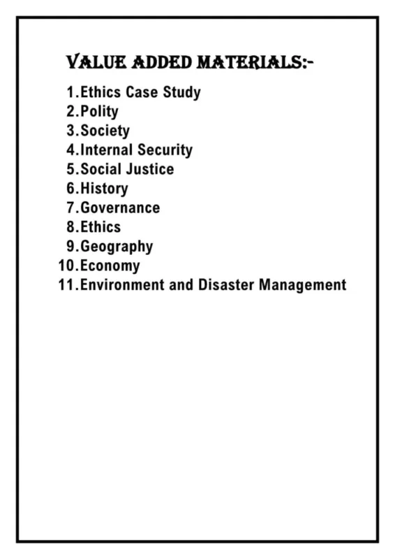 Vision IAS GS Value Added Materials 2026-27 | Complete Set of 11 Booklets