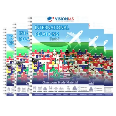 Vision IAS International Relations 2025-26 | 2 Booklets | English