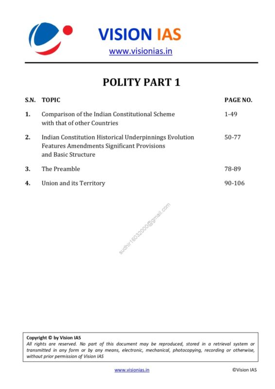 Vision IAS GS Notes 2026-27: 57-Booklet Mastery Suite for UPSC Prelims & Mains