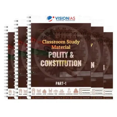 Vision IAS Polity & Constitution Notes | 6 Booklets | English Medium | UPSC Study Material