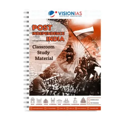 Vision IAS Post Independence Indian History Notes | English Medium | 1 Comprehensive Volume