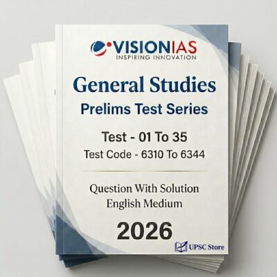 Vision IAS Prelims Test Series 2026 | 35 Tests | English Medium | UPSC Study Material