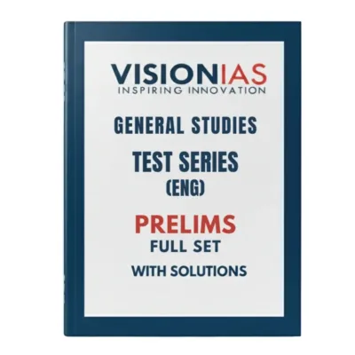 Vision IAS Prelims 2026-27 GS Test Series | 35 Booklets | English Medium