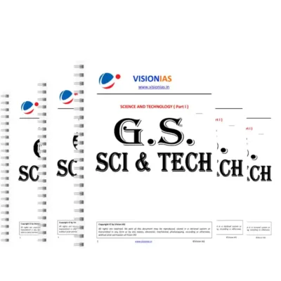 Vision IAS Science and Technology 2025-26 | English | Set of 2 Booklets | UPSC Study Material
