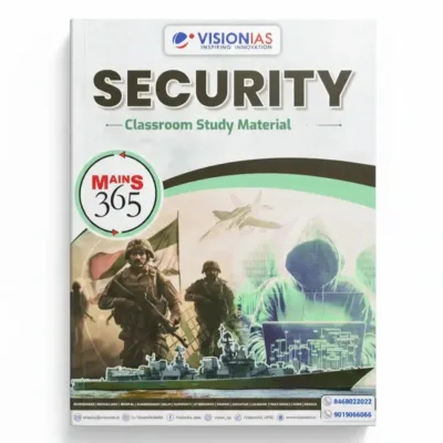 Vision IAS Security Mains 365 2025-26 | English Medium | Yearly Magazine | UPSC Study Material