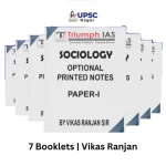 Vikas Ranjan Sociology Class Notes 2024-2025 | English | Triumph IAS Optional
